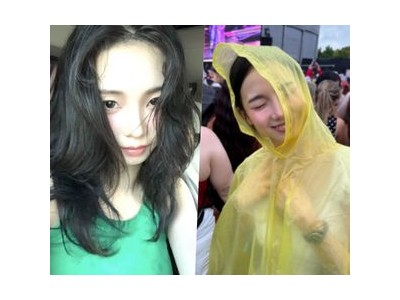 카리나 페스티벌 현장에서 귀여운 모습 공개